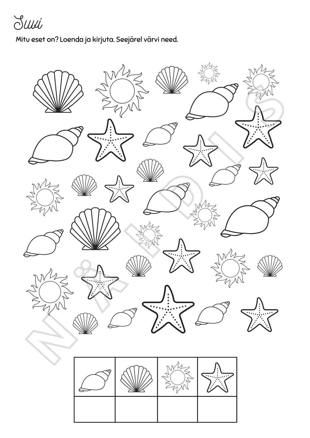 Ookeani õppekomplekt (prinditav PDF)