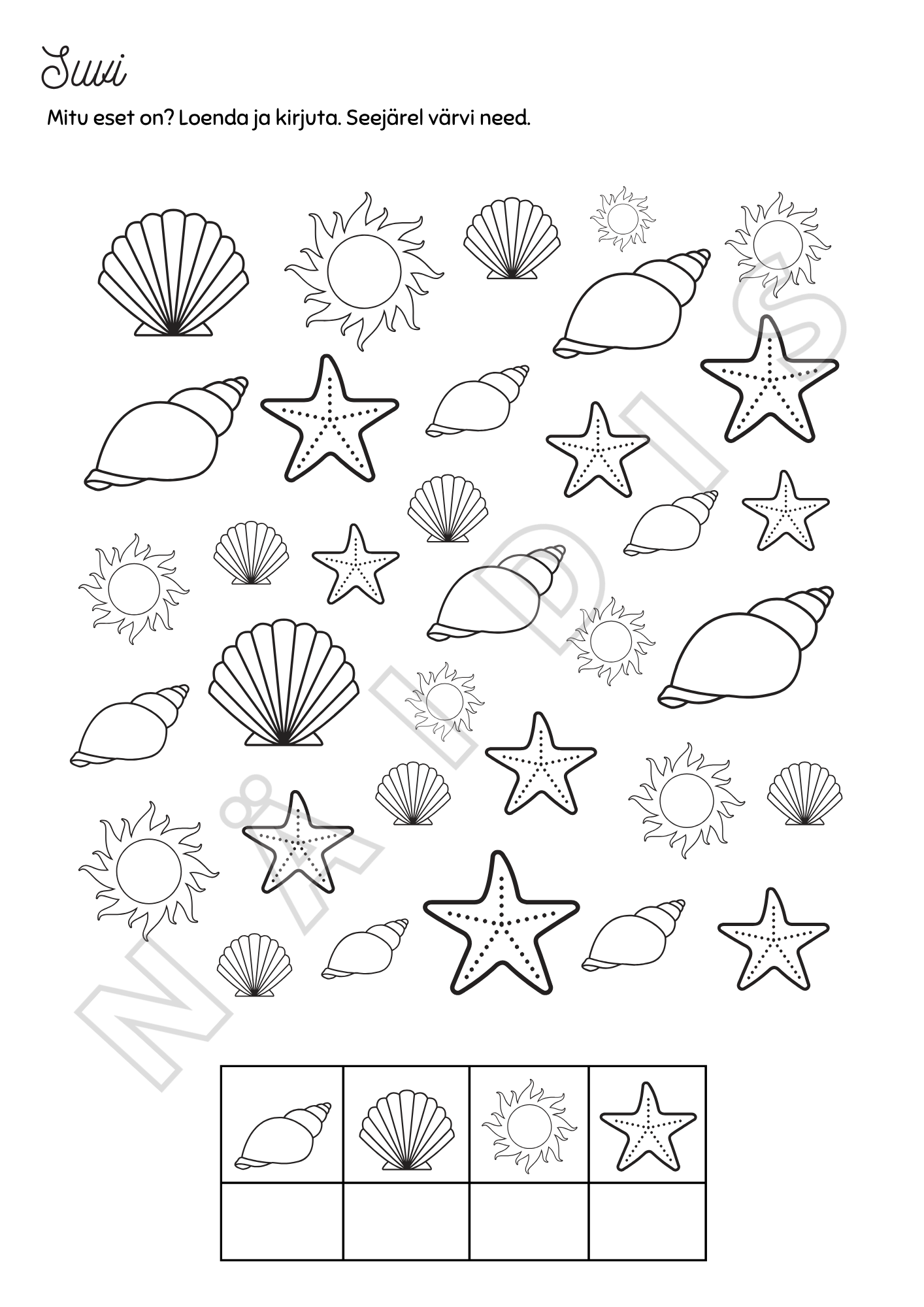 Ookeani õppekomplekt (prinditav PDF)