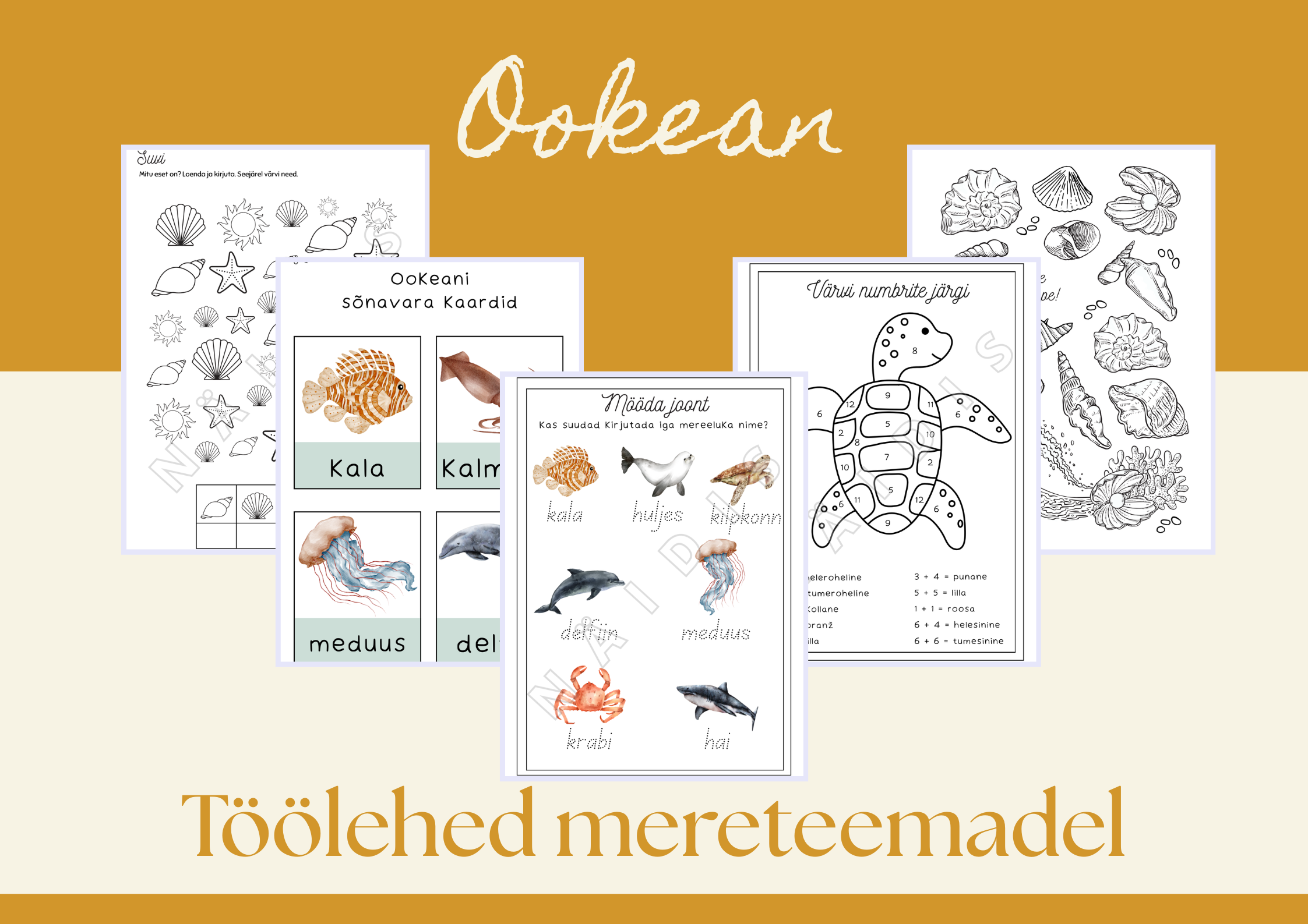 Ookeani õppekomplekt (prinditav PDF)