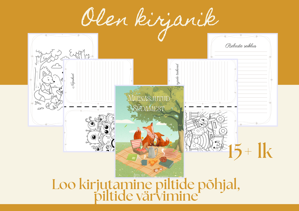 Minu esimene muinasjuturaamat – loominguline kirjutamise PDF lastele