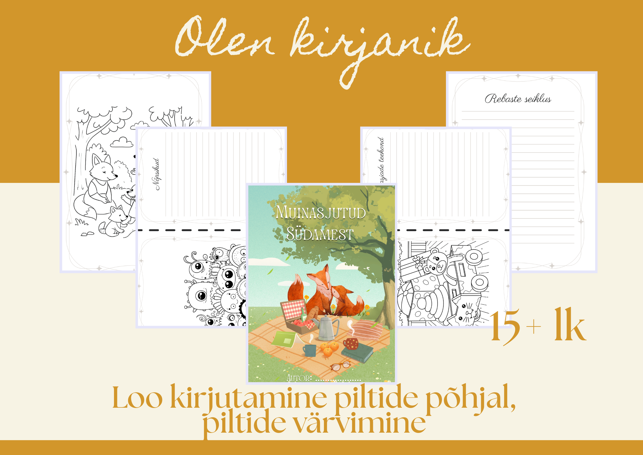 Minu esimene muinasjuturaamat – loominguline kirjutamise PDF lastele