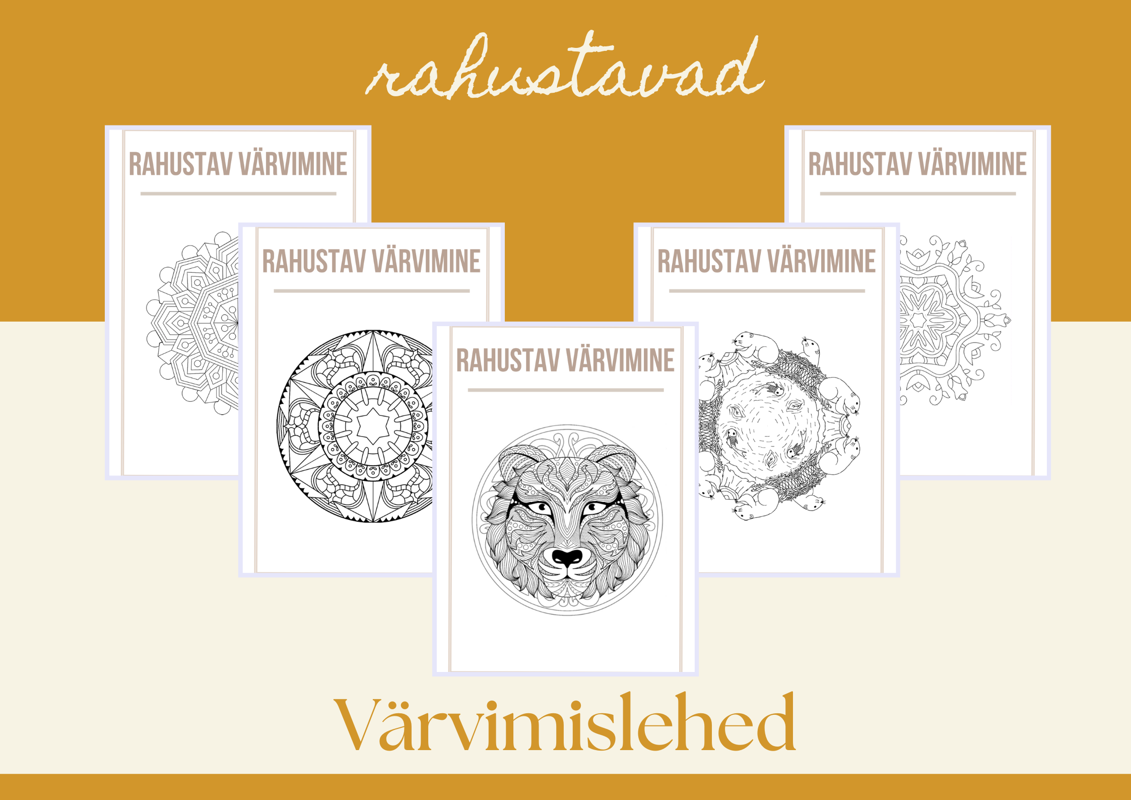 Mandala värvimislehed lastele – 50 rahustavat pilti (PDF)